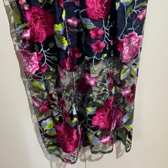 Sam Edelman Navy Dress with Floral Design - Picture 6 of 12